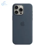 Apple iPhone 15 Pro Max Silicone Case with MagSafe - Storm Blue
