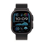 Apple Watch Ultra 2 GPS + Cellular 49mm Black Titanium Case with Black Titanium Milanese Loop - M - Image 2