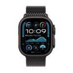 Apple Watch Ultra 2 GPS + Cellular 49mm Black Titanium Case with Black Titanium Milanese Loop – M - Image 2