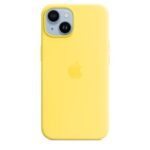 Apple iPhone 14 Silicone Case with MagSafe - Canary Yellow - Image 2