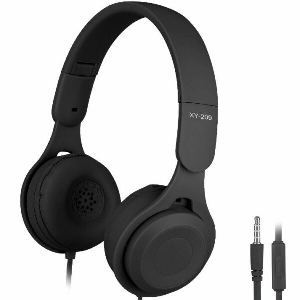 Headphone Earphone XY-209 Pure Sound Handsfree - Black