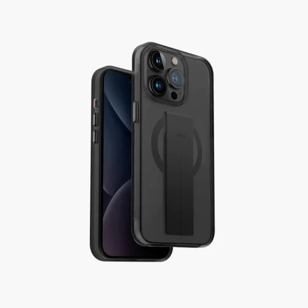 uniq - iPhone 15 Pro (Heldro Mag) Black
