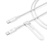 ⁦Anker 542 USB-C to Lightning Cable -Bio-Based- 30W - 1.8m/6ft -White⁩ - الصورة ⁦2⁩