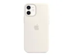 Apple iPhone Silicone Case with MagSafe for iPhone 12 Mini -White