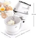 Black & Decker M700 Plastic Bowl Stand Mixer, 300 Watt - Image 5