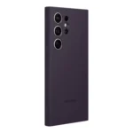 ⁦Samsung Galaxy S24 Ultra Silicone Case – Dark Violet⁩ - الصورة ⁦2⁩