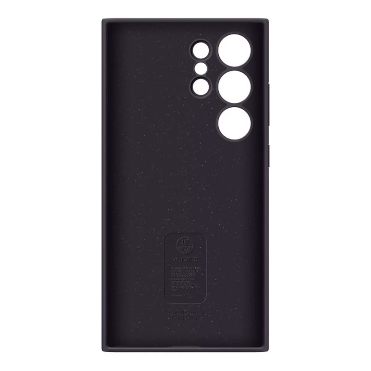 ⁦Samsung Galaxy S24 Ultra Silicone Case – Dark Violet⁩ - الصورة ⁦4⁩