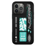 Skinarma Akarui Leatherette Case with Extendable Grip Stand Apple iPhone 13 Pro Max - Green Grip