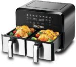 Black & Decker Digital Dual Zone Air Fryer 1700W 4L+4L Capacity With Rapid Hot Air Circulation - Image 2