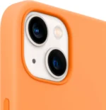 Apple iPhone 13 mini Silicone Case with MagSafe - Marigold - الصورة 3