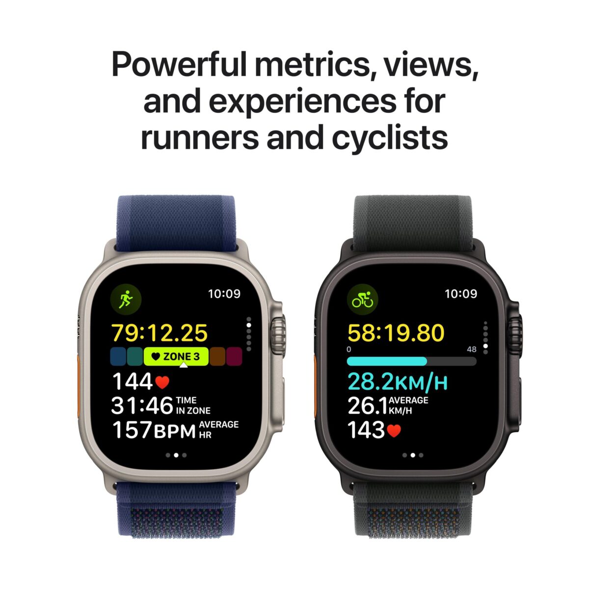 ⁦Apple Watch Ultra 2 GPS + Cellular 49mm Black Titanium Case Black Ocean Band⁩ - الصورة ⁦4⁩