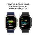 Apple Watch Ultra 2 GPS + Cellular 49mm Black Titanium Case Black Ocean Band - الصورة 4