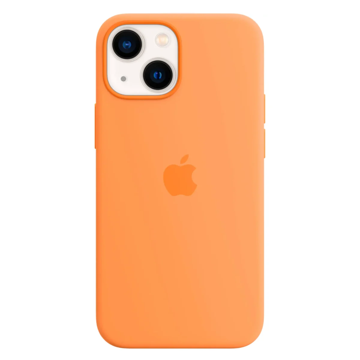 ⁦Apple iPhone 13 mini Silicone Case with MagSafe - Marigold⁩ - الصورة ⁦1⁩