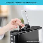 Black & Decker Capsule Coffee Machine, 1140W, Espresso, Lungo and more, Black, CCM100-B5 - Image 3
