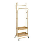 Orca laundry trolley coat Stand Golden - الصورة 2