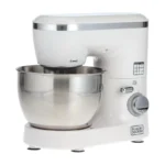 Black & Decker 1000W Stand Mixer, White/Silver - Sm1000-B5, Mixed Material