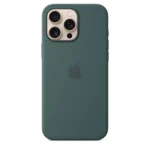 Apple iPhone 16 Pro Max Silicone Case with MagSafe – Lake Green