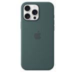 Apple iPhone 16 Pro Max Silicone Case with MagSafe – Lake Green - Image 3