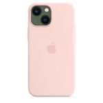 Apple iPhone 13 mini Silicone Case with MagSafe - Chalk Pink - Image 2
