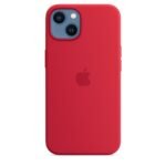 Apple iPhone 13 mini Silicone Case with MagSafe - (PRODUCT)RED - Image 3