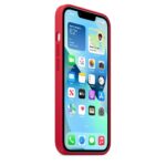 Apple iPhone 13 mini Silicone Case with MagSafe - (PRODUCT)RED - Image 4