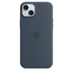 Apple iPhone 15 Plus Silicone Case With Magsafe - Storm Blue
