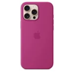 Apple iPhone 16 Pro Max Silicone Case with MagSafe – Fuchsia
