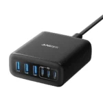 Anker Charger 112W, 6 Ports, GaN -Black