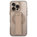 Uniq Hybrid iPhone 16 Pro (2024) 6.3 Heldro Max Magclick With Camera Stand - Taupe Gold