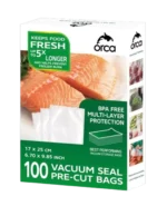 Orca Vacuum sealer bag 17*25cms Pkt-100