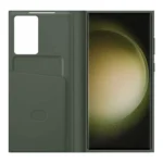 Galaxy S23 Ultra Smart View Wallet Case - Green - Image 2