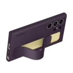⁦Samsung Galaxy S24 Ultra Standing Grip Case - Dark Violet⁩ - الصورة ⁦4⁩