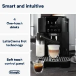 DELONGHI COFFEE MACHINE 1450 W - 15BAR BLK - الصورة 2