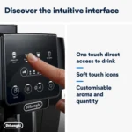 DELONGHI COFFEE MACHINE 1450 W - 15BAR BLK - الصورة 4