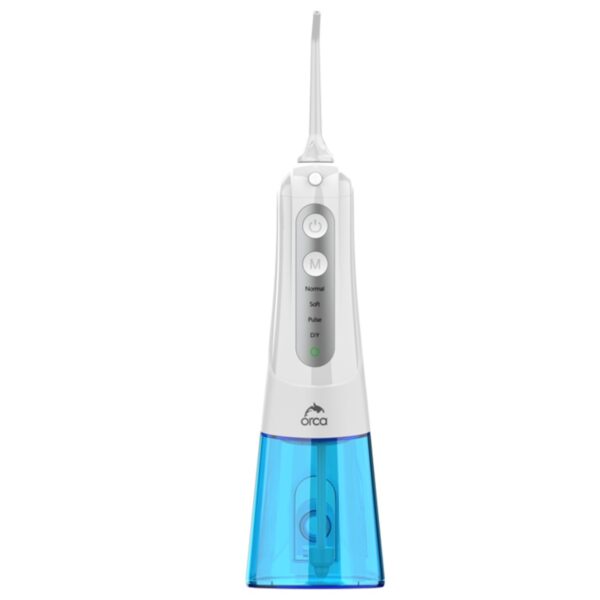 Orca Oral Irrigator Water Flosser White Blue