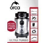 Orca Drum Vacuum 30L 2300W Wet Dry SS
