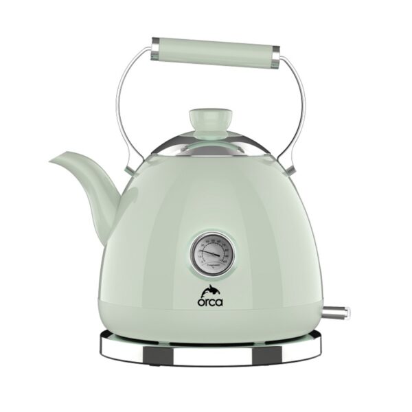 Orca Retro Kettle 1.7L 2200W Stainless Steel – Green