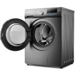 ⁦Sharp Front Load Washer 8kg 1200 RPM Silver⁩ - الصورة ⁦3⁩