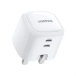 Ugreen 10344 Usb-C Fast Charger 40W Uk (Free) Anker USB-C to USB-C Cable 240W – 1.8m/6ft -Black - الصورة 3