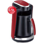 Orca Turksh Coffe mkr 4cups sensor - Red - الصورة 2