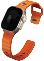 Uniq Stride Fkm Rubber Apple Watch Strap 49/45/44/42mm - Volt Orange - Image 3