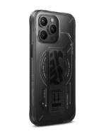 SKINARMA IPHONE 15 PRO 6.1 (2023) HELIO MAG CHARGER GIP STAND BLACK - Image 4