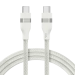 Anker USB-C to USB-C Cable 240W (Upcycled-Braided) (1.8m/6ft) -White