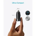 Anker PowerDrive Car Charger 30W, 2Ports - Black - الصورة 6