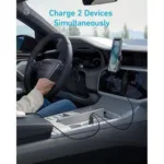 Anker PowerDrive Car Charger 30W, 2Ports - Black - الصورة 2