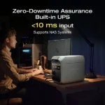 ⁦EcoFlow Delta 3 Plus Portable Power Station 1024Wh capacity, 1800W rated output,with 2400W (3600W surge) using X-Boost⁩ - الصورة ⁦5⁩