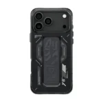 SkinArma Helio MagSafe Case With Grip Stand for iPhone 17 Pro - Graphite